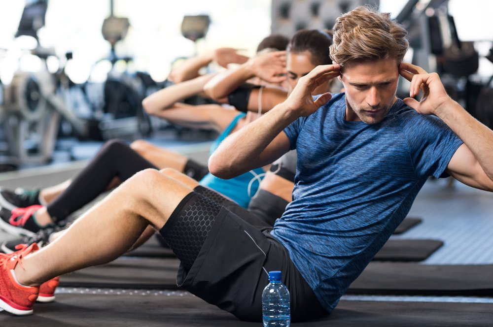 30 year old man in Gym